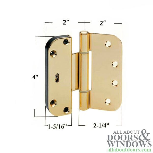 V400® Horizontal Adjustable 4x4 Guide Hinge 2D - Choose Color