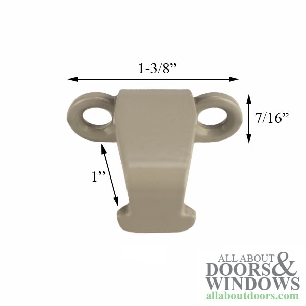 7/8" Screw Hole Sash Lock Keeper for Truth 16.18 & 16.19 – Steel