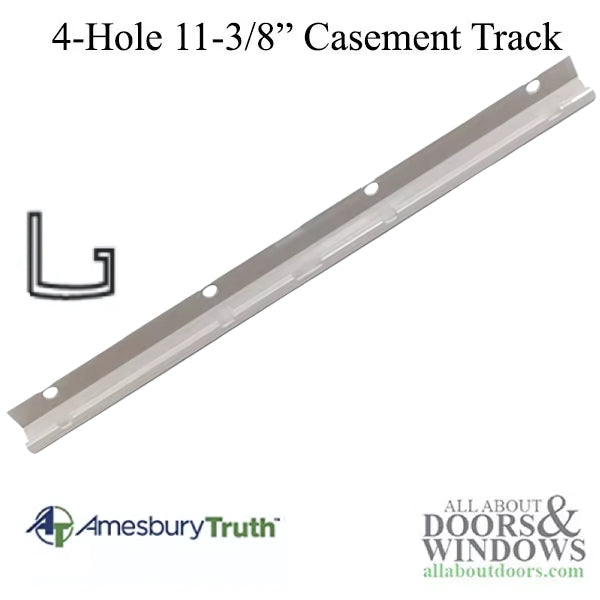 Truth 11-3/8" 4 Hole #30473 Track for Wood Casement Windows