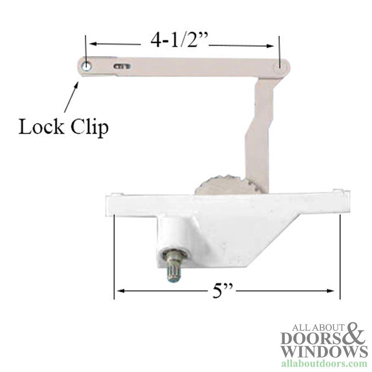 Dyad Operator, Rear Mount, 5 inch screw hole spacing, Left Hand as shown - Choose Color