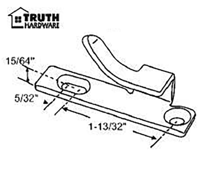Right Hand Truth 40903R Strike Keeper for Casement Windows
