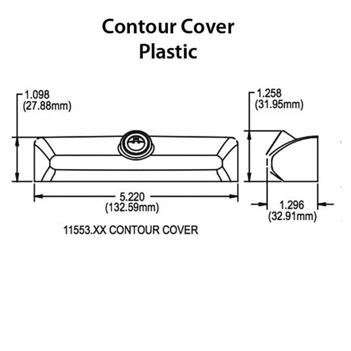 Cover, Truth Contour Entrygard series, Plastic - Choose Color