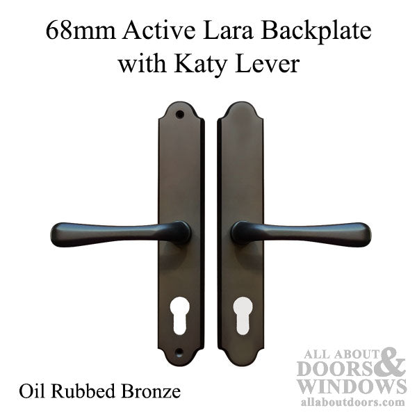 Katy Lever Lara 68mm Active Handleset – Oil Rubbed Bronze