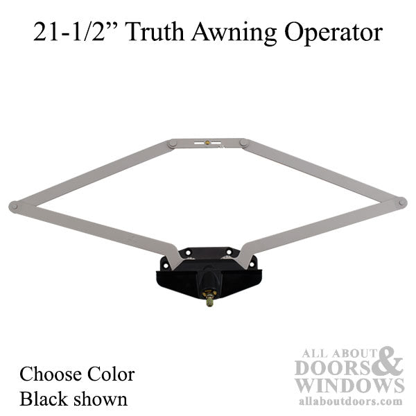 21-1/2" Single Hook Roto Gear Awning Window Operator – Choose Color