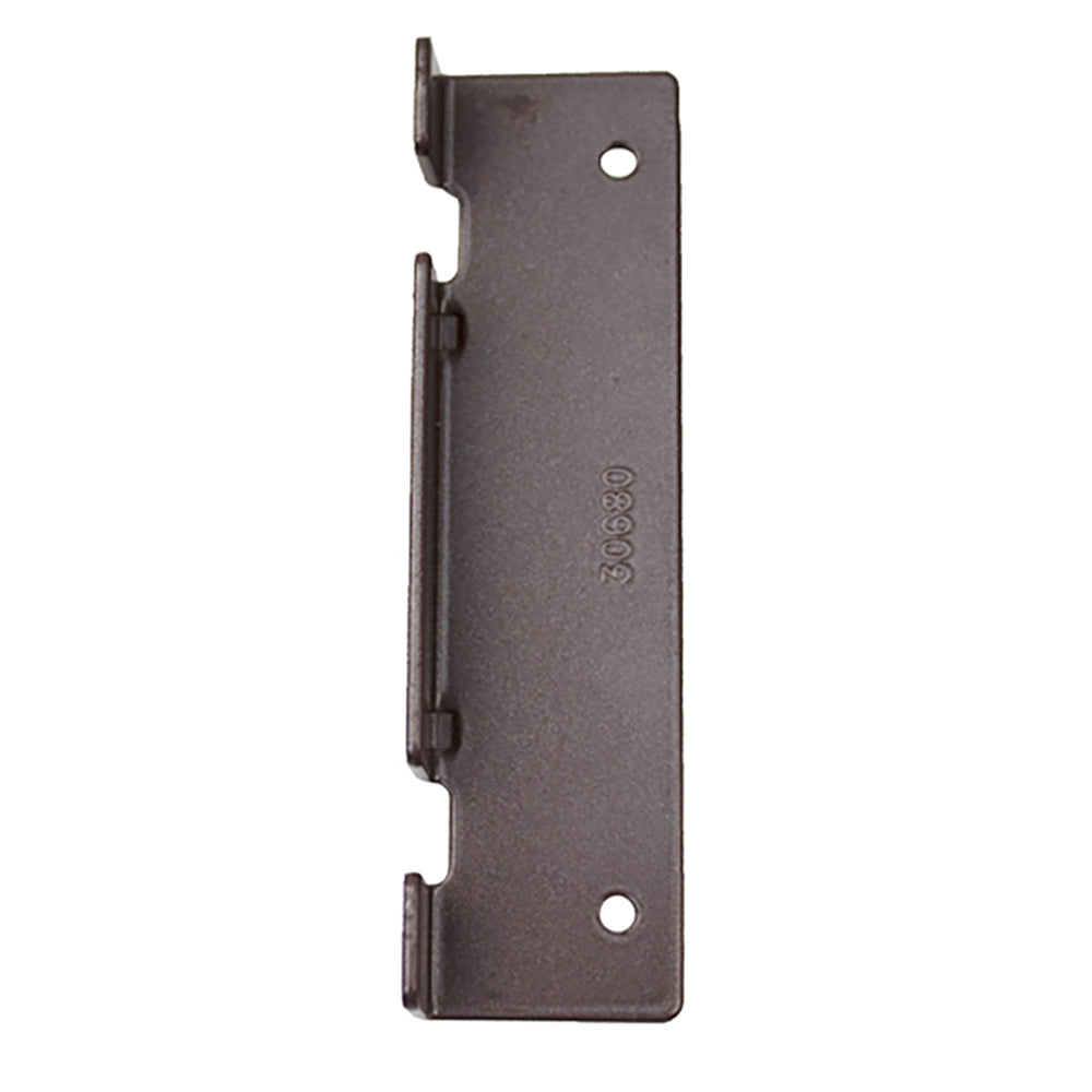 Auxiliary Strike Plate, Foot Bolt Keeper, Truth 2 Hole Angled