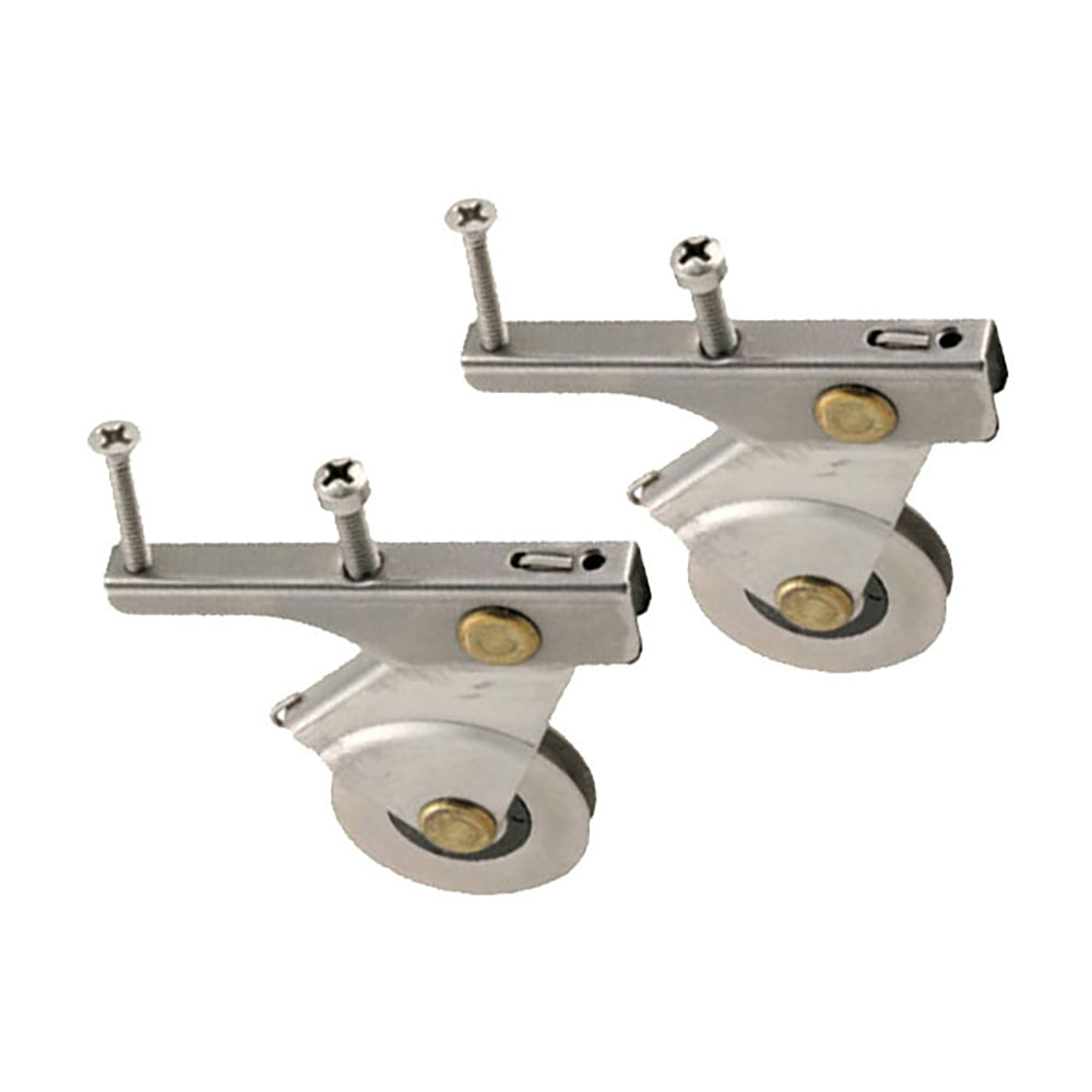 Stainless Steel Spring-Loaded Roller Assembly 1-1/4" Wheel for Bay-Mills Sliding Screen Doors