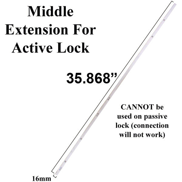 UF2094 16mm P2000 Active Upper Shootbolt Assembly for Doors