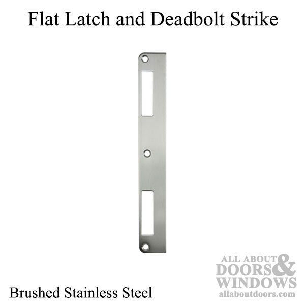 P3000 Active 1-3/4" Flat Strike Plate for Latch & Deadbolt