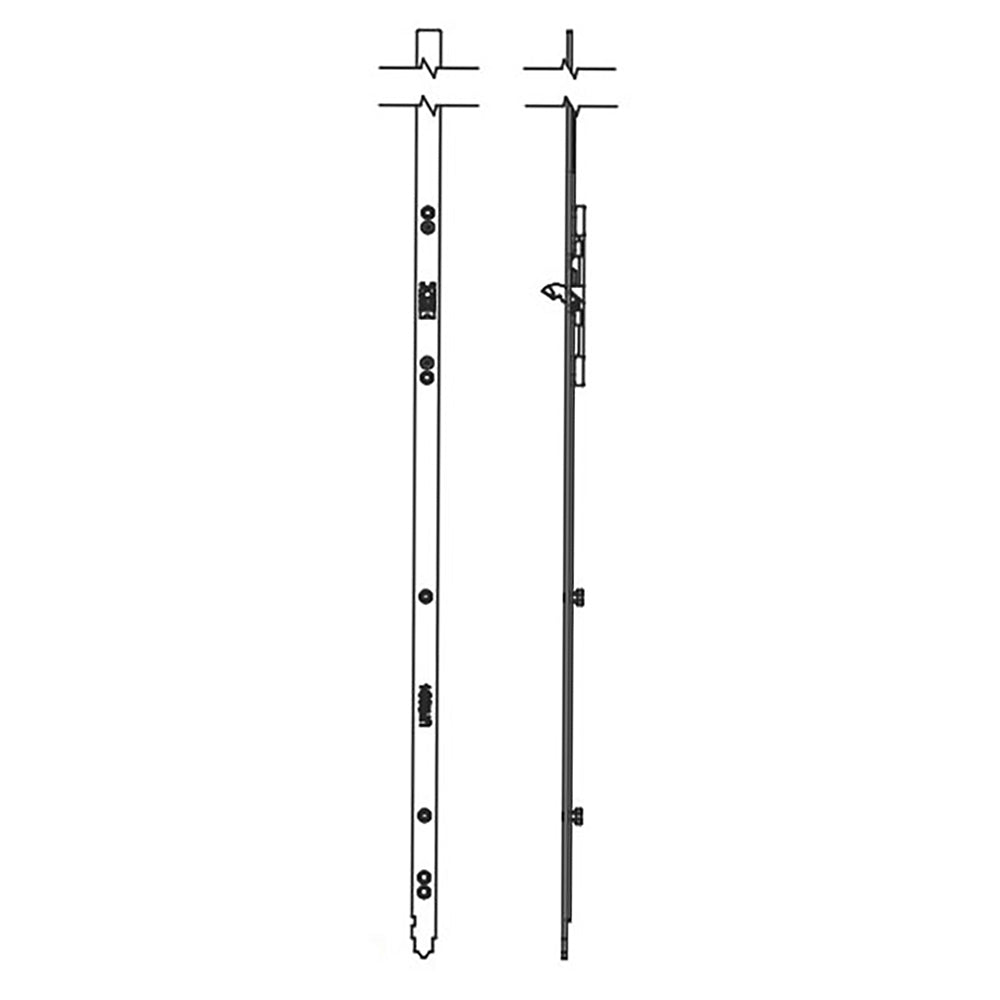 16mm P2000 Active Upper Tongue for 3/5-Point Multipoint Doors