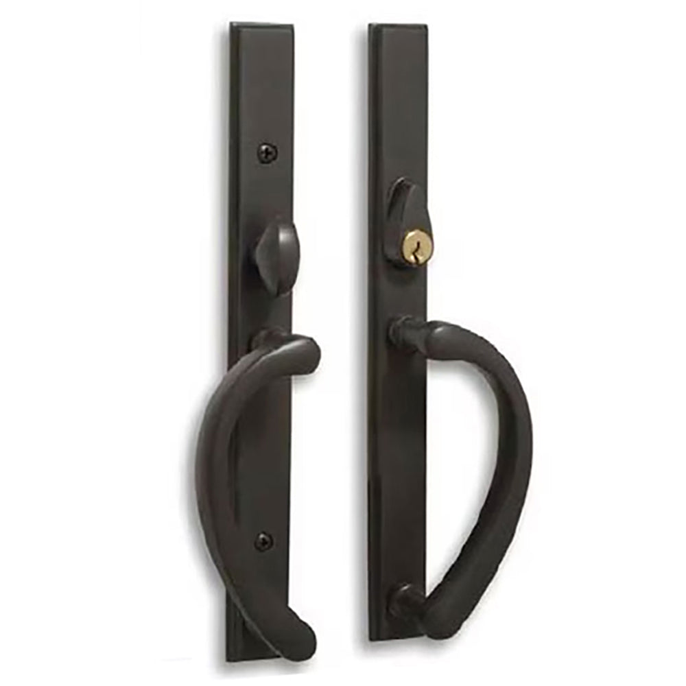 Expressions 1.25 x 12 Square Keyed Entry Sliding Door Handle