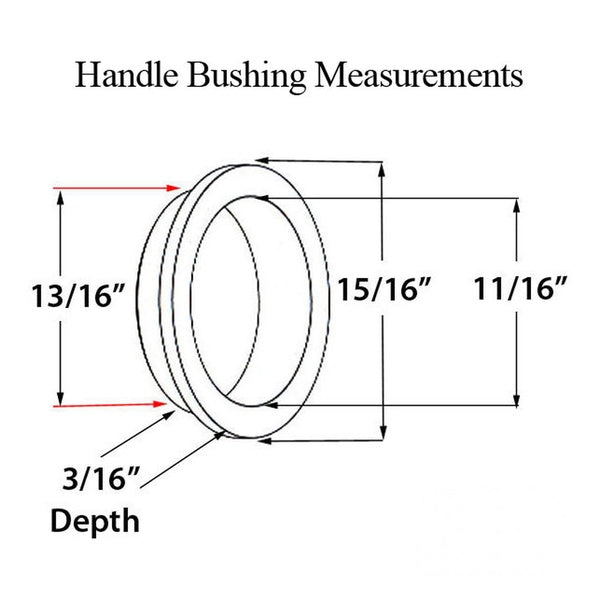 Marvin Ashland Handle Bushing for Painted Trim, Neutral Color