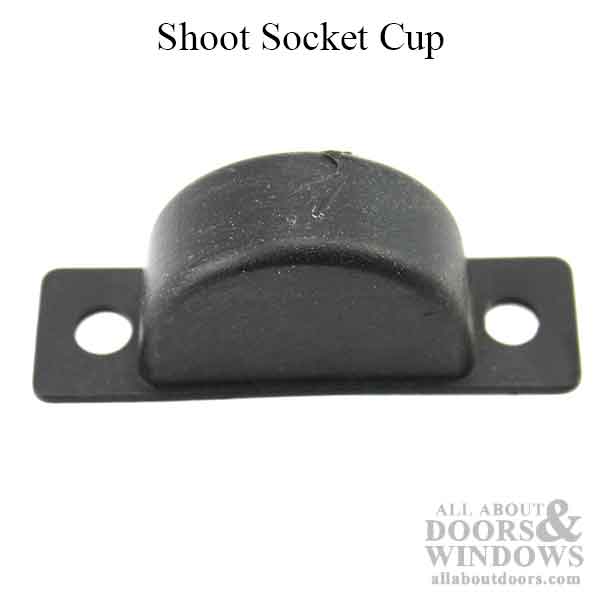 Shootbolt Socket Cup for Truth® Sentry Multipoint Lock, Black Plastic