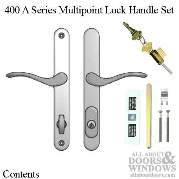 Amesbury 400A Active Handle Set Right Hand Multipoint Lock Trim - Choose Color