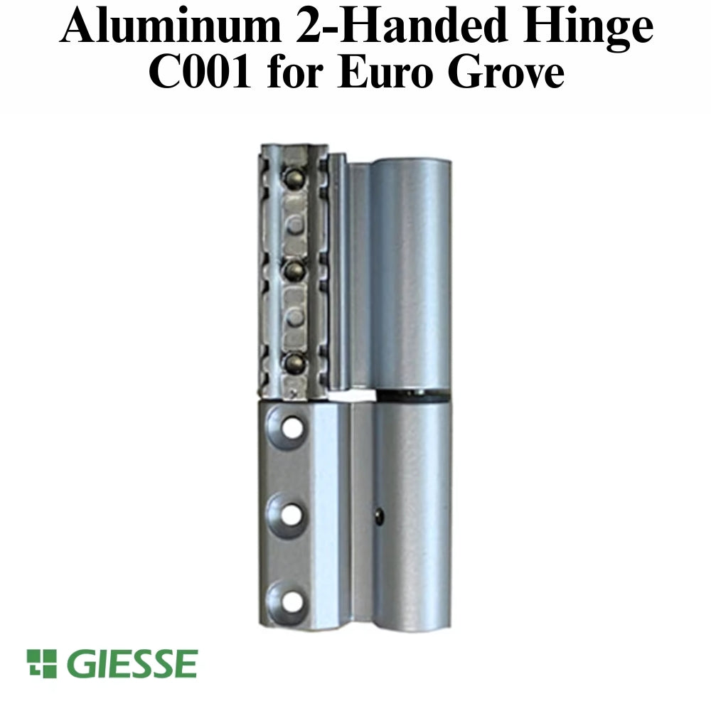 Giesse Euro Groove clamp hinge - C001 Profile