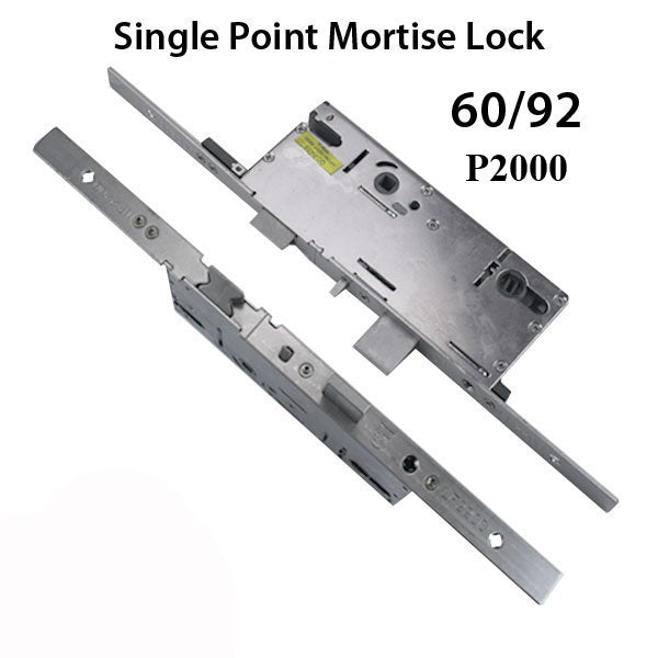 20Mm P2000 Active 60/92 Spl Mortise Lock Body American Vers Hardware