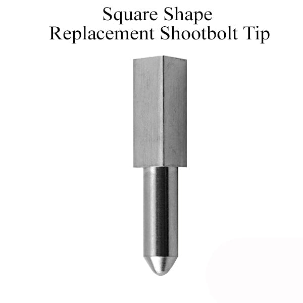 Replacement Shootbolt Tip Square Shape 1/4-20 Thread For C Hardware
