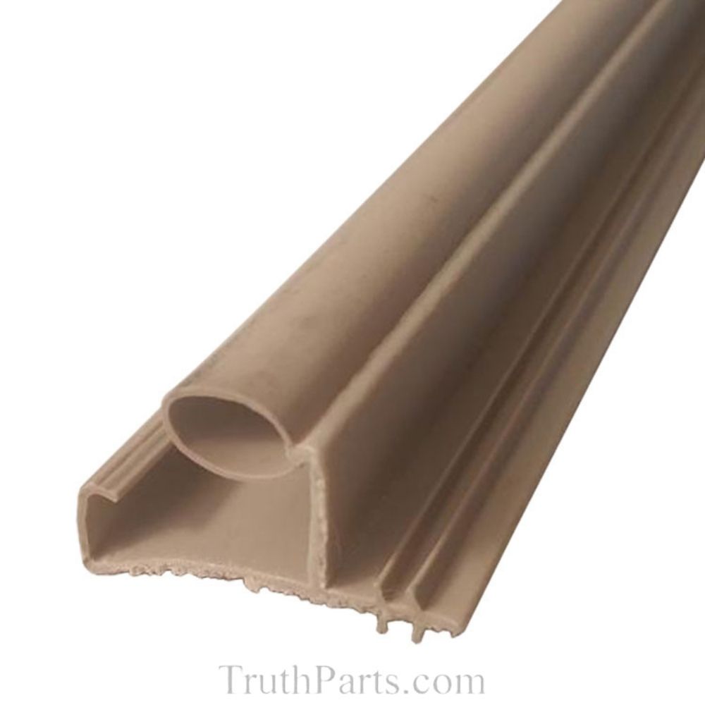 Astragal Weatherstrip for double door, 96" Tan