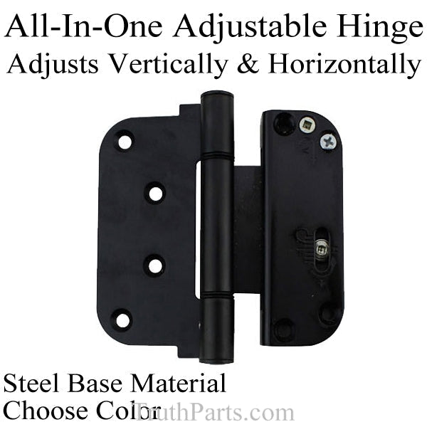 Horizontal adjustable door hinges sales