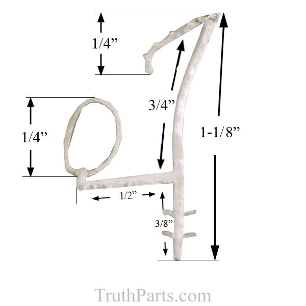 Astragal Weatherstrip for double door, 96Inch  White
