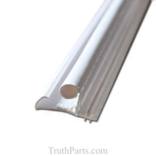 Astragal Weatherstrip for double door, 96Inch  White