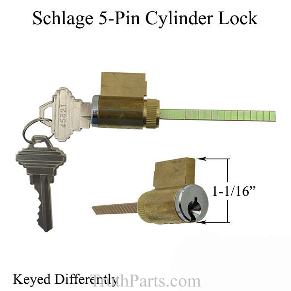 The Parts of a Pin and Tumbler Lock Key