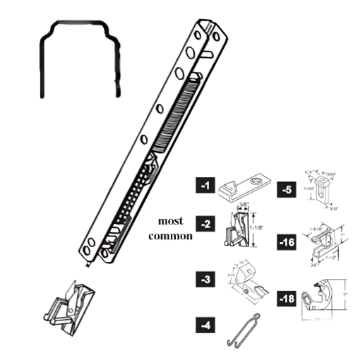 Ribbed Channel Balances for Wood Windows