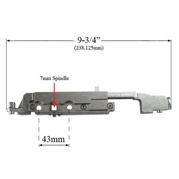 Giesse Drive Mechanism/assembly For Sliding Patio Door Hardware
