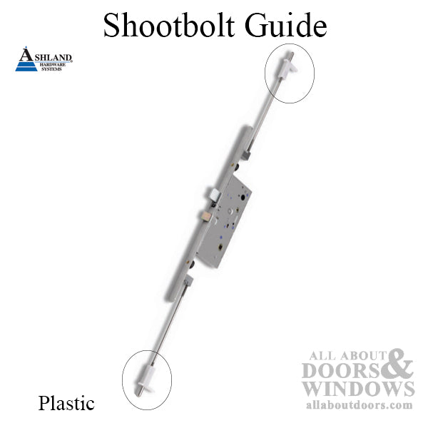 Square Tip Shootbolt Guide for Wood Windows and Doors