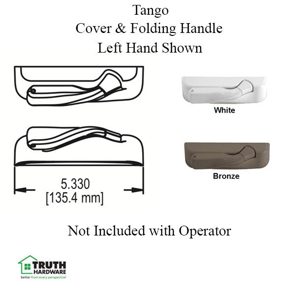 Truth Encore Dyad Split Arm Casement Operator, Left Hand
