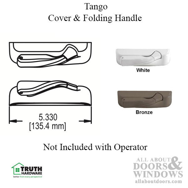 Truth® 50.10 Encore Dual Arm Casement Operator with Stud, Right Hand