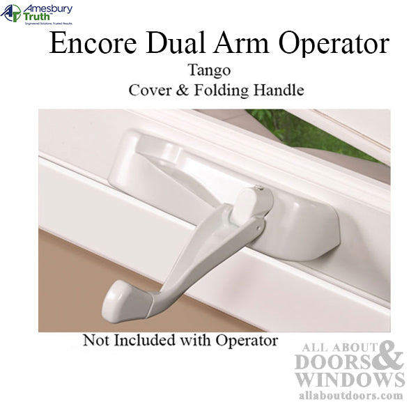 Truth® Encore Dual Arm Casement Operator with Stud, Left Hand