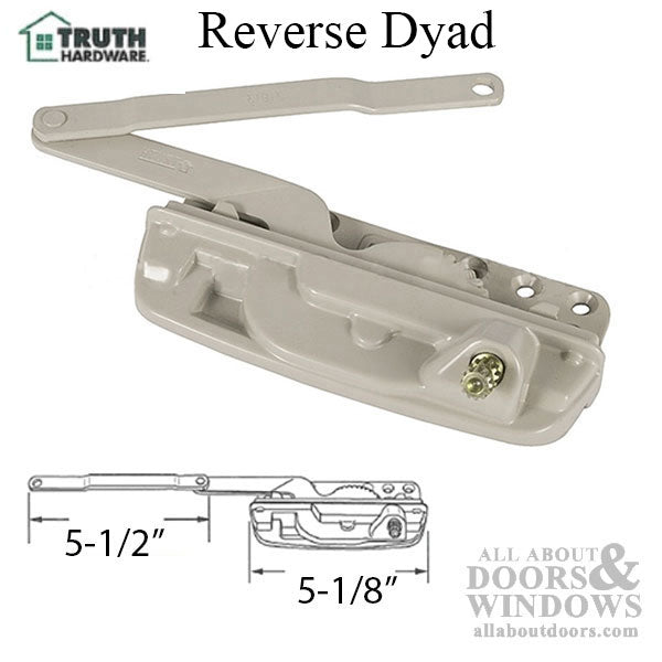 Right Hand Truth® Encore Sill Mounted Reverse Dyad Casement Operator