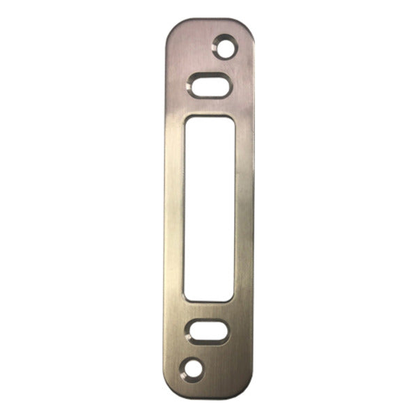 Tru-Lock Deadbolt & Multipoint Lock Strike Plate – Stainless Steel