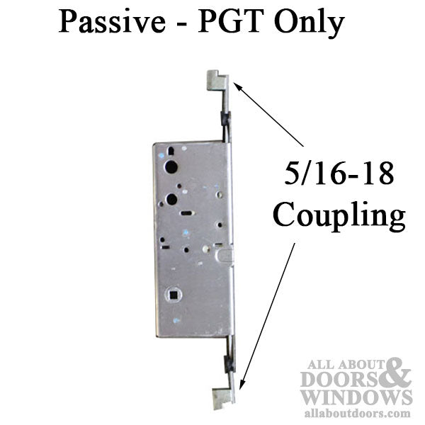 PGT Passive Concealed Multi-Point Lock Rod 60mm, 5/16"-18 Coupling