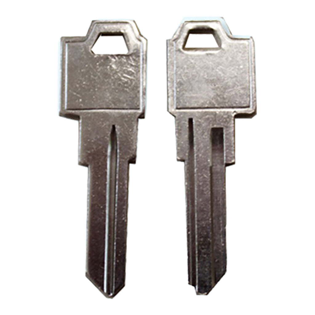 Amesbury Key Blank for Weiser Locks – Thin Profile Brass