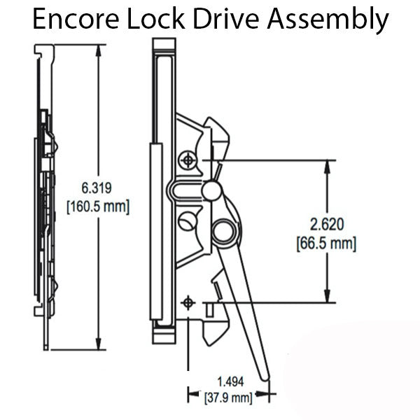 Truth® Encore Multipoint Lock Drive Assembly