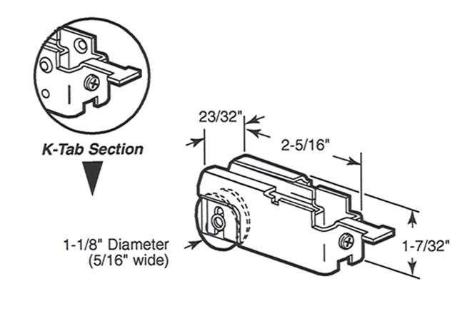 1-1/8 Steel Wheel Roller Assembly Hardware