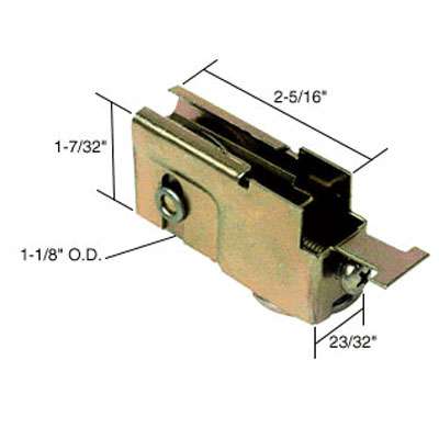 1-1/8 Steel Wheel Roller Assembly Hardware