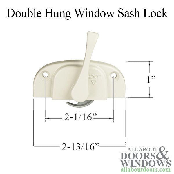 Truth 17.04 Series Sash Lock 2-1/16"