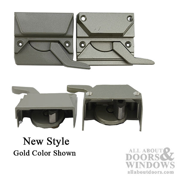 Casement Window Sash Lock, 4 Screw holes, 2-3/8 inch, Left Hand