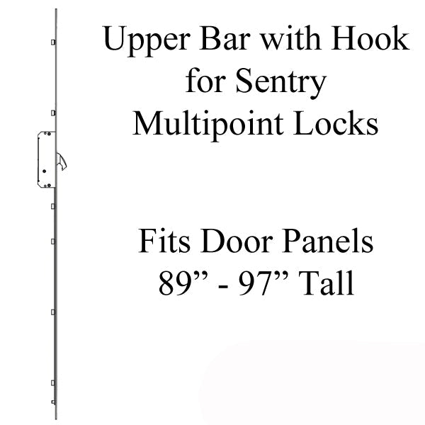 20Mm Upper Bar For Sentry Multipoint Lock 89 - 97 Door Panel Hardware
