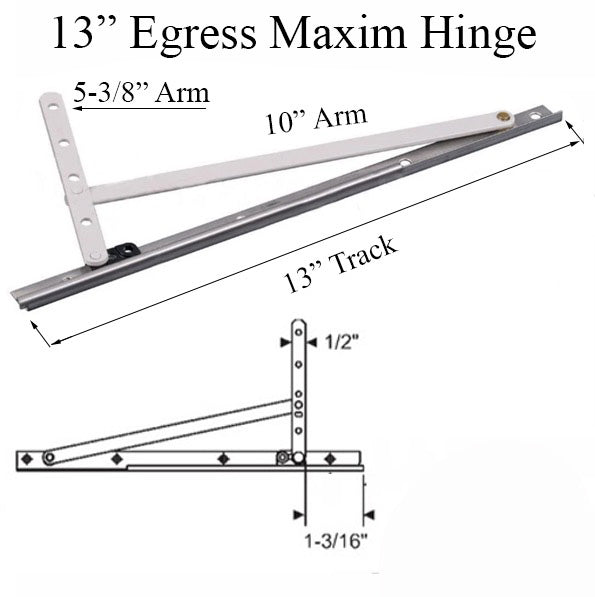 Egress Casement Hinge Kit - E-Gard Hardware