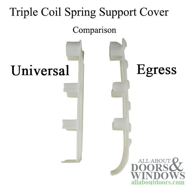 983 Series Triple Coil Spring Support Cover for Vinyl Windows