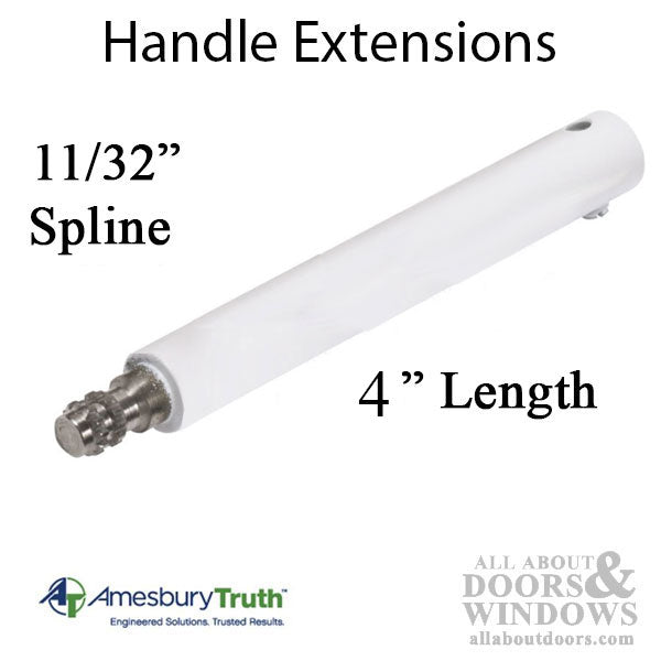 Truth 40097 4" Handle Extension, 11/32" Spline