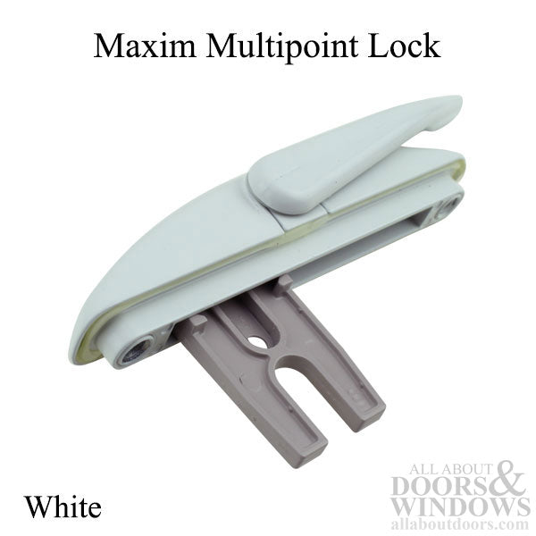 Non-Handed Maxim 1-5/8" Projection Multipoint Sash Lock – White
