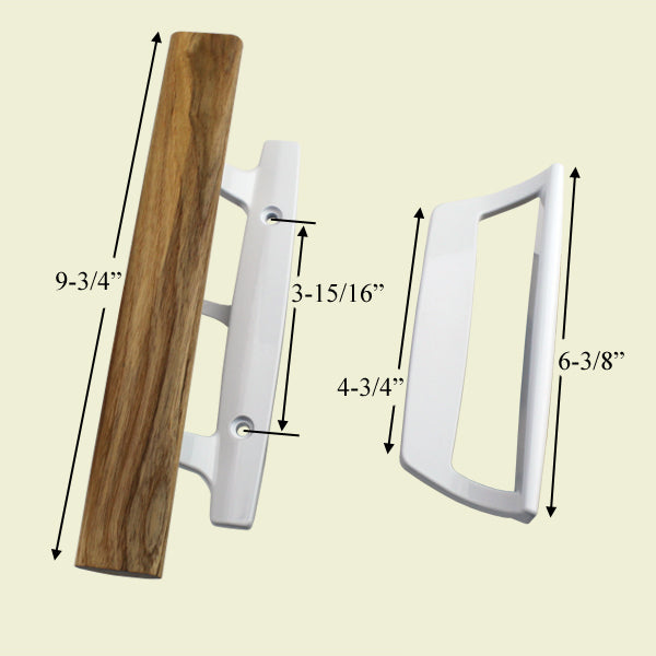 Handle Set - White Hardware