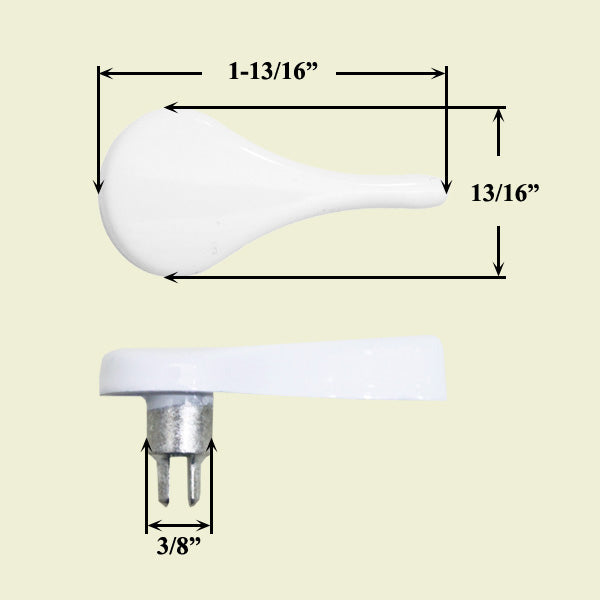 Thumb Turn With Tail Piece Kit - Choose Color Hardware