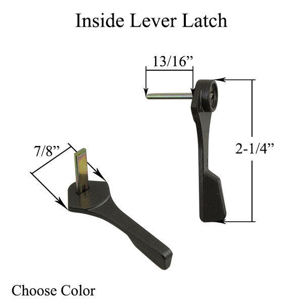 Inside Thumbturn Latch / Lever - Choose Color Hardware