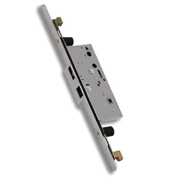 Right Hand Passive Lock for Concealed Rod, 70 mm Backset, Radius Faceplate