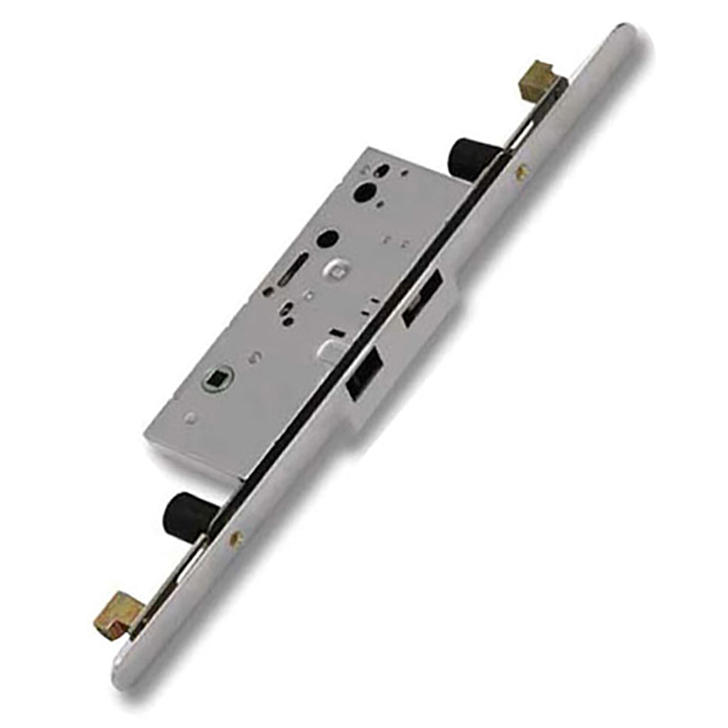 Left Hand Passive Lock for Concealed Rod, Radius Faceplate
